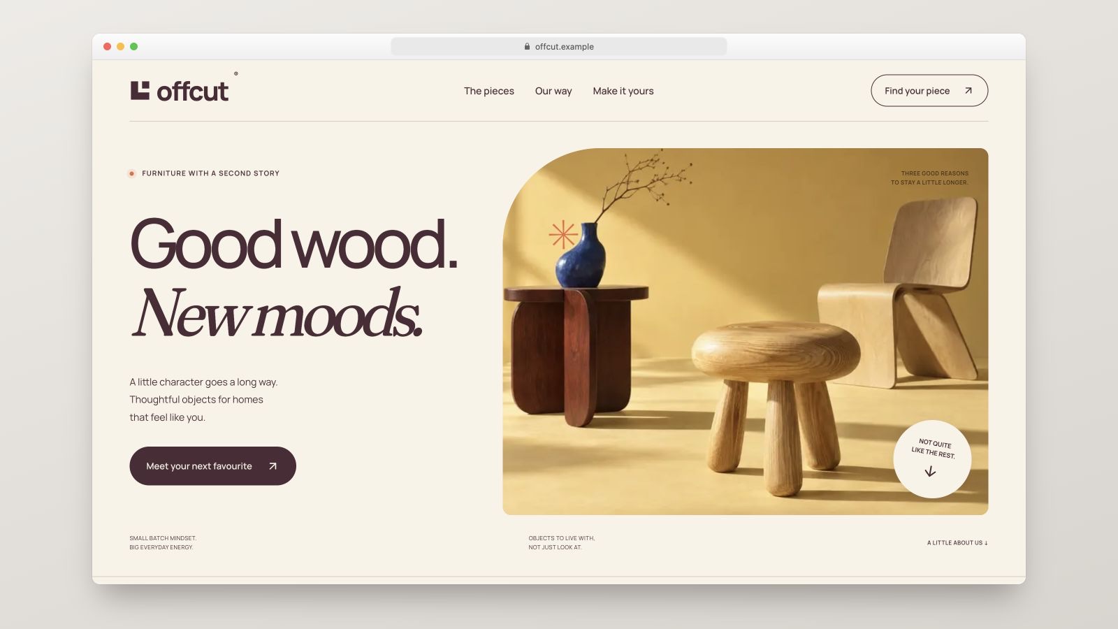 Offcut — furniture atelier